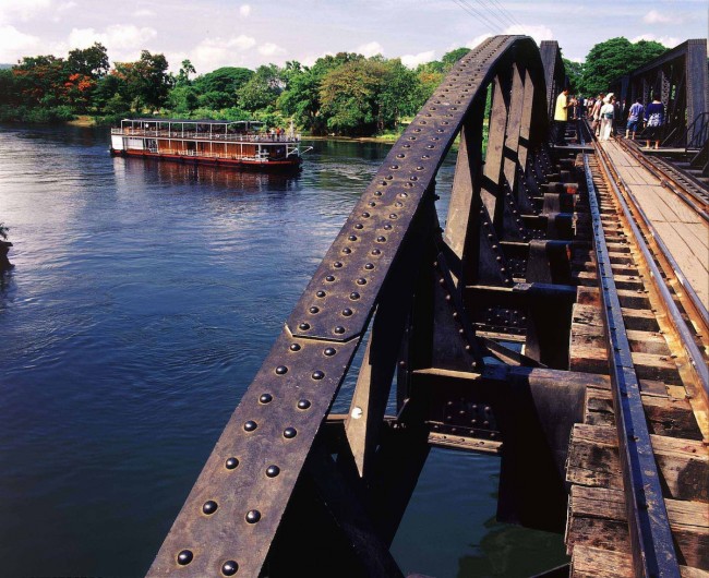 River Kwai-Brücke in Kanchanaburi